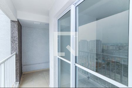 Varanda da Sala de apartamento para alugar com 2 quartos, 47m² em Vila das Bandeiras, Guarulhos