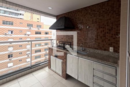 Varanda da Sala e do Quarto 1 de apartamento para alugar com 2 quartos, 101m² em Embaré, Santos