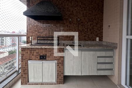 Varanda da Sala e do Quarto 1 de apartamento para alugar com 2 quartos, 101m² em Embaré, Santos