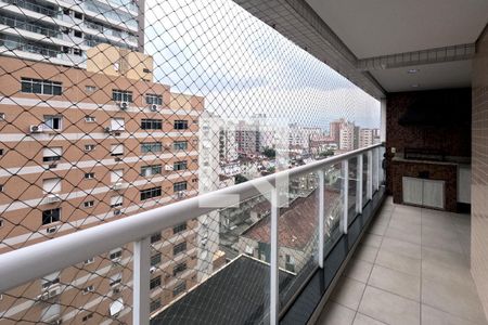 Varanda da Sala e do Quarto 1 de apartamento para alugar com 2 quartos, 101m² em Embaré, Santos