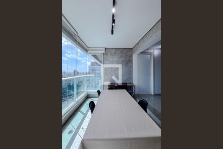 Varanda da Sala de kitnet/studio para alugar com 1 quarto, 41m² em Paraíso, São Paulo