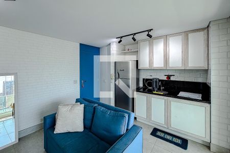 Sala de kitnet/studio para alugar com 1 quarto, 41m² em Paraíso, São Paulo