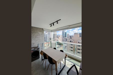 Varanda da Sala de kitnet/studio para alugar com 1 quarto, 41m² em Paraíso, São Paulo
