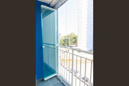 Sacada da Sala/Cozinha de kitnet/studio para alugar com 1 quarto, 27m² em Vila Guarani (zona Sul), São Paulo