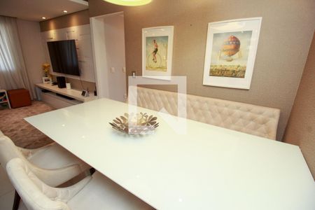 Sala de Jantar de apartamento à venda com 3 quartos, 115m² em Vila Valparaíso, Santo André