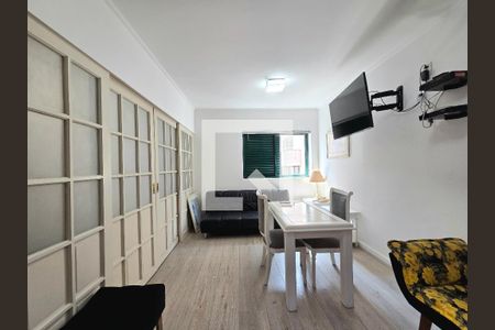 Sala de apartamento para alugar com 1 quarto, 40m² em Itaim Bibi, São Paulo