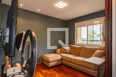 Sala de TV de apartamento à venda com 2 quartos, 139m² em Jardim Paulista, São Paulo