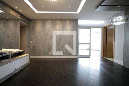 Sala de apartamento para alugar com 3 quartos, 126m² em Vila Scarpelli, Santo André