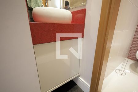 Banheiro de apartamento para alugar com 3 quartos, 126m² em Vila Scarpelli, Santo André