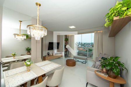 SALA de apartamento à venda com 2 quartos, 62m² em Buritis, Belo Horizonte
