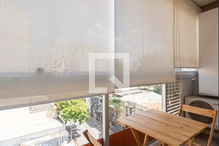 Varanda do Quarto de kitnet/studio para alugar com 1 quarto, 22m² em Consolação, São Paulo