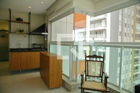 Varanda gourmet da sala  de apartamento à venda com 3 quartos, 94m² em Baeta Neves, São Bernardo do Campo