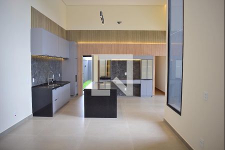 Sala/Cozinha de casa de condomínio para alugar com 4 quartos, 165m² em Distrito de Bonfim Paulista, Ribeirão Preto