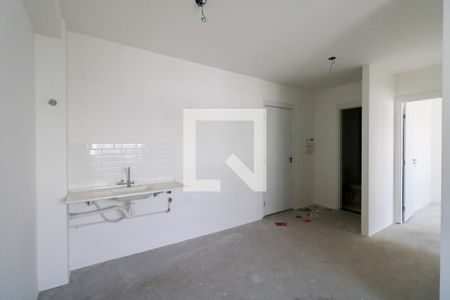 Sala/Cozinha de apartamento à venda com 2 quartos, 41m² em Canhema, Diadema