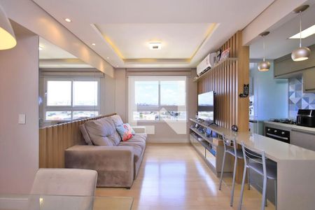 Sala de apartamento à venda com 2 quartos, 62m² em Navegantes, Porto Alegre