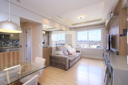 Sala de apartamento à venda com 2 quartos, 62m² em Navegantes, Porto Alegre