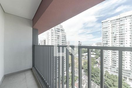 Varanda de kitnet/studio à venda com 1 quarto, 25m² em Santo Amaro, São Paulo