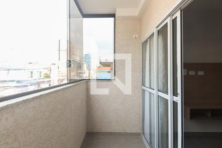 Varanda e Área de Serviço  de apartamento para alugar com 2 quartos, 46m² em Vila Gomes Cardim, São Paulo