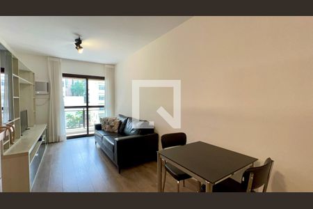 Sala de apartamento para alugar com 1 quarto, 50m² em Jardim Paulista, São Paulo