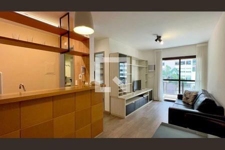 Sala de apartamento para alugar com 1 quarto, 50m² em Jardim Paulista, São Paulo