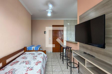 Sala de apartamento para alugar com 1 quarto, 30m² em Cidade Ocian, Praia Grande