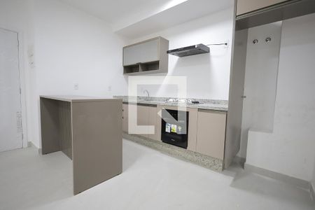Sala e Cozinha de apartamento para alugar com 1 quarto, 56m² em Parque das Nações, Santo André