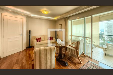 Sala de apartamento à venda com 3 quartos, 130m² em Vila Campo Grande, São Paulo