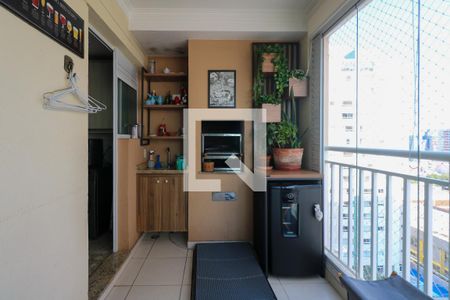 Varanda Gourmet de apartamento à venda com 2 quartos, 70m² em Olímpico, São Caetano do Sul