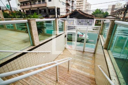 Fachada e portaria de apartamento para alugar com 2 quartos, 80m² em Vila Tupi, Praia Grande