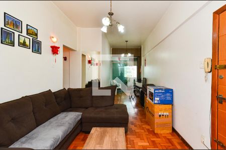 Sala  de apartamento à venda com 2 quartos, 96m² em Centro, Belo Horizonte