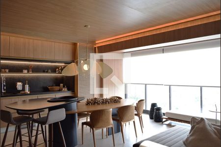 Sala de apartamento à venda com 1 quarto, 70m² em Vila Madalena, São Paulo
