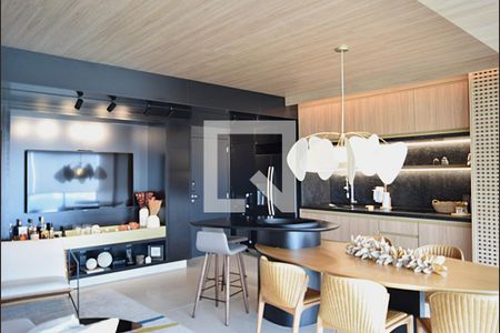 Sala de apartamento à venda com 1 quarto, 70m² em Vila Madalena, São Paulo