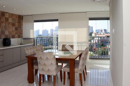 Sala/Área Gourmet de apartamento à venda com 2 quartos, 108m² em Vila Gilda, Santo André