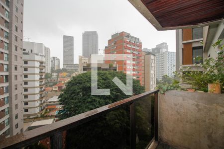Varanda e Vista de apartamento à venda com 3 quartos, 91m² em Vila Madalena, São Paulo