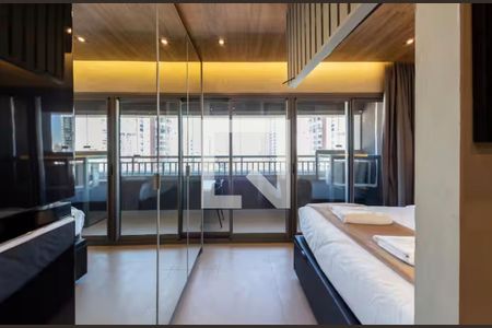 Sala/Quarto de apartamento à venda com 1 quarto, 27m² em Jardim das Acacias, São Paulo