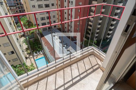 Varanda do Quarto de apartamento à venda com 1 quarto, 40m² em Bela Vista, São Paulo