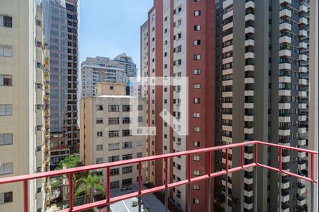 Varanda do Quarto de apartamento à venda com 1 quarto, 40m² em Bela Vista, São Paulo