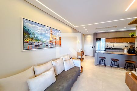 Sala de apartamento à venda com 3 quartos, 79m² em Chácara Seis de Outubro, São Paulo