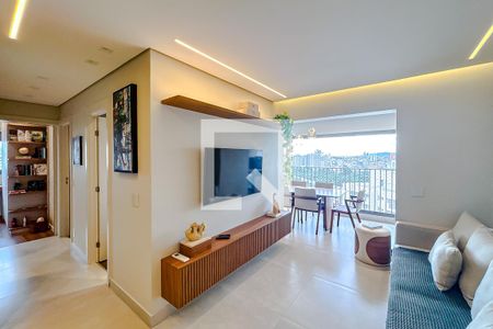 Sala de apartamento à venda com 3 quartos, 79m² em Chácara Seis de Outubro, São Paulo