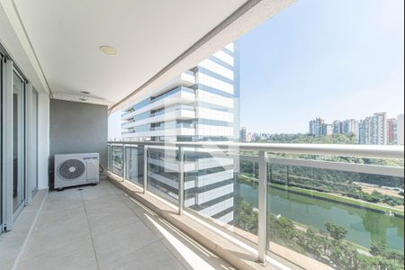 Varanda de apartamento à venda com 1 quarto, 50m² em Santo Amaro, São Paulo