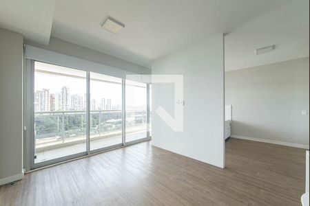Sala de apartamento à venda com 1 quarto, 50m² em Santo Amaro, São Paulo