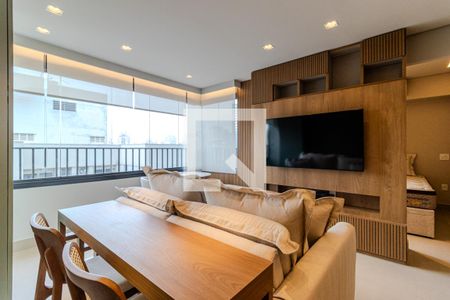 Sala de apartamento para alugar com 1 quarto, 37m² em Consolação, São Paulo