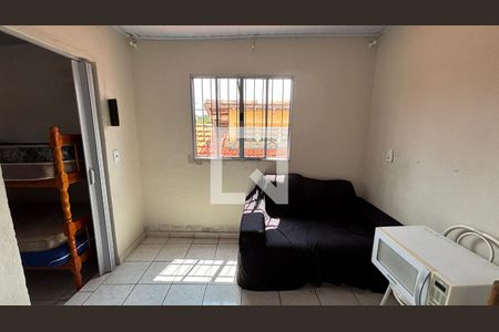 Cozinha - Sala de casa para alugar com 1 quarto, 40m² em Vila Guiomar, Santo André