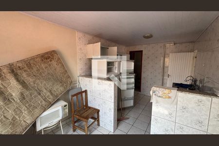 Cozinha - Sala de casa para alugar com 1 quarto, 40m² em Vila Guiomar, Santo André
