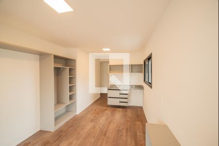 Sala/Cozinha de kitnet/studio para alugar com 1 quarto, 28m² em Vila Clementino, São Paulo