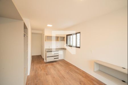 Sala/Cozinha de kitnet/studio para alugar com 1 quarto, 28m² em Vila Clementino, São Paulo