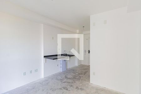 Sala/Quarto de kitnet/studio para alugar com 1 quarto, 27m² em Santo Amaro, São Paulo