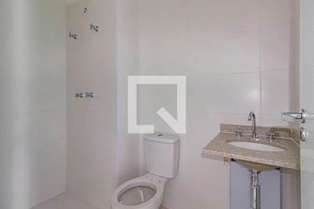 Banheiro de kitnet/studio para alugar com 1 quarto, 27m² em Santo Amaro, São Paulo