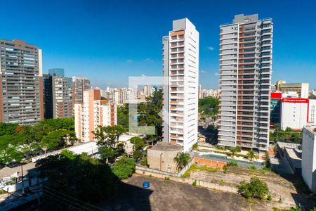 Vista da Sacada da Sala de apartamento à venda com 2 quartos, 148m² em Vila Clementino, São Paulo