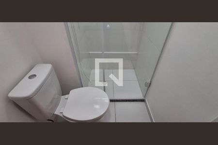 Banheiro  de kitnet/studio para alugar com 1 quarto, 25m² em Vila Campestre, São Bernardo do Campo